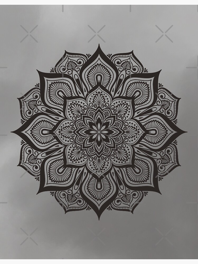 Thumbnail 3 of 3, Sticker, Stillness Gifts Flower Mandela designed and sold by stillnessgifts.