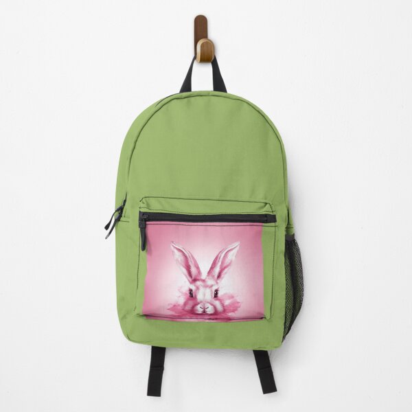 Item preview, Pink watercolor easter bunny art designed and sold by Simone Davino.