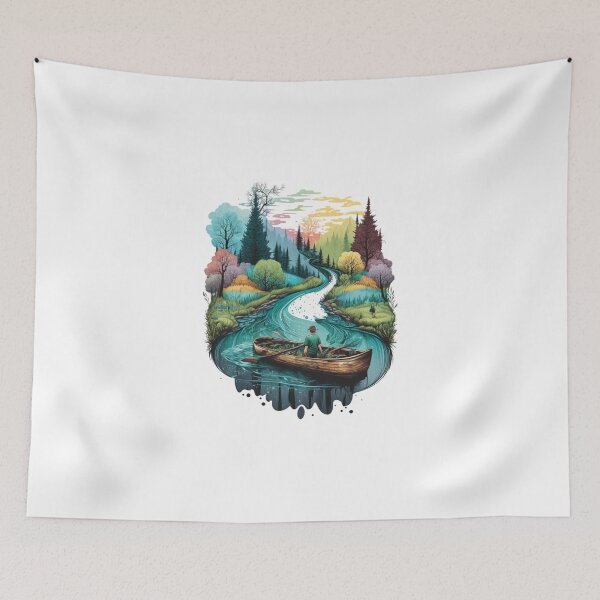 Item preview, Journey to the other side of the river designed and sold by levrek.