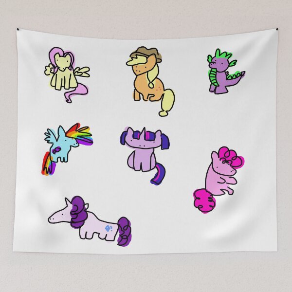 Item preview, Badly Drawn Horses Sticker Pack designed and sold by casserolestan.