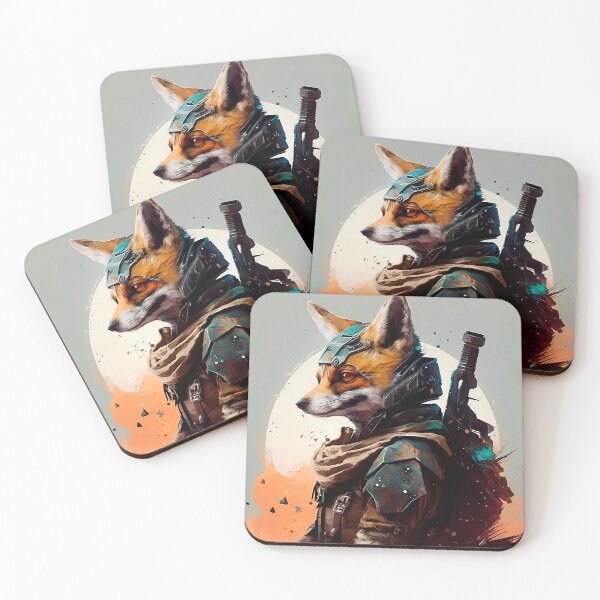 Item preview, cybernetic android fox designed and sold by Kataigida.