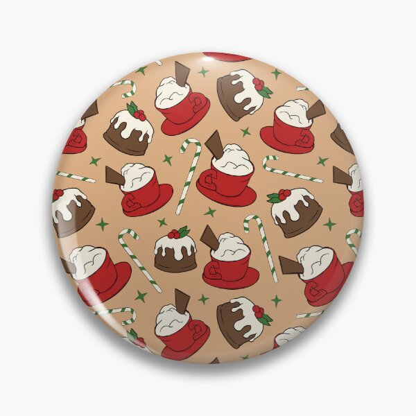 Item preview, Indulgence Coffee and Cake Christmas Pattern designed and sold by CreativeDraws42.