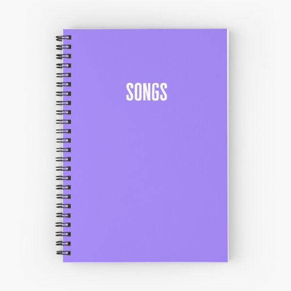 Item preview, Songs Notebook designed and sold by Ninjakandy.