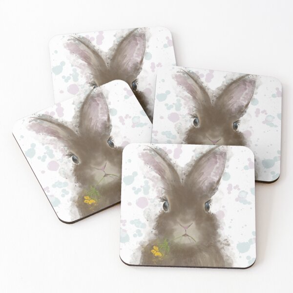 Item preview, Bunny rabbit Easter watercolour designed and sold by SepiaWinchester.