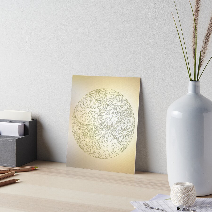 Item preview, Art Board Print designed and sold by stillnessgifts.