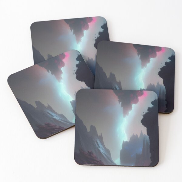 Item preview, Cosmic Fantasy World Nebula Night Sky Alien Landscape designed and sold by VersoShopping.