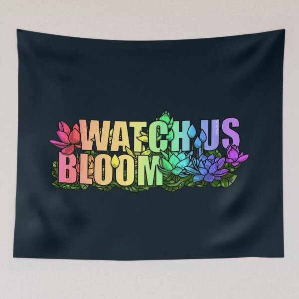Item preview, Watch Us Bloom Lotus Rainbow 2023 designed and sold by Art by Veya.