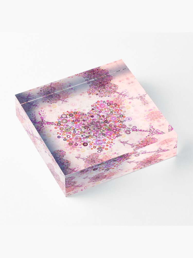 Alternate view of valentines day graphic heart Acrylic Block