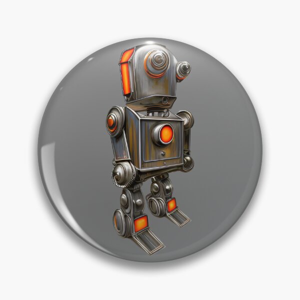 Item preview, Cute cartoon retro robot 1 designed and sold by SorohanMedia.