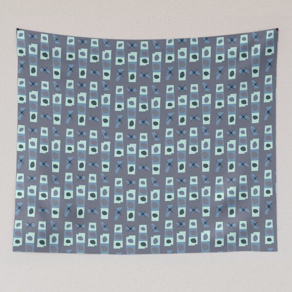 Item preview, Stardust Flutes in Bluegray designed and sold by PlanetLucky.