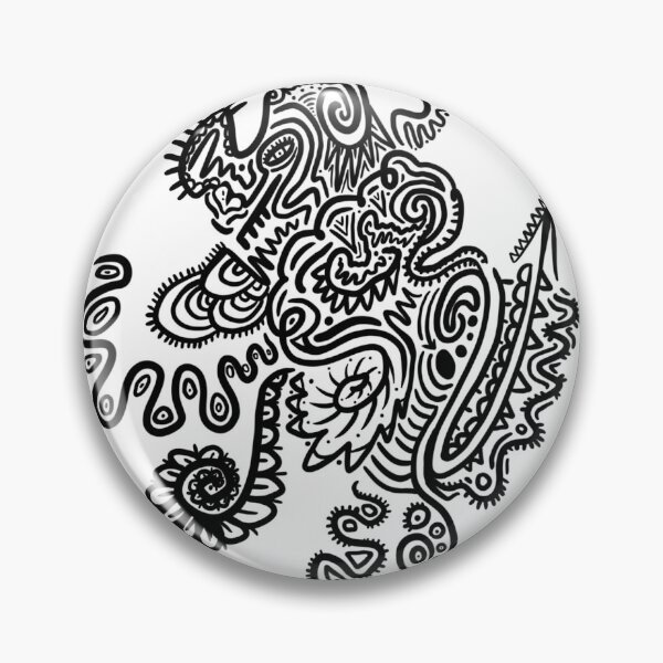 Item preview, Psychedelic Twirly Zentangle Doodle designed and sold by xtrasaussy.