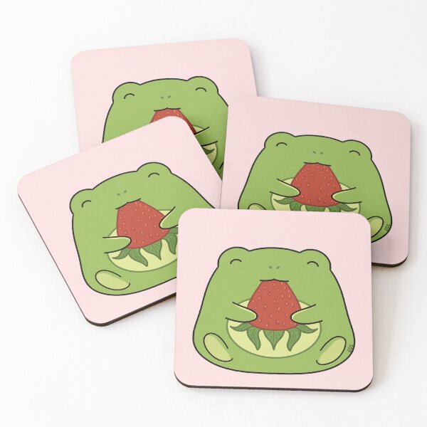 Item preview, Cute Strawberry Frog  designed and sold by emmagstudios.