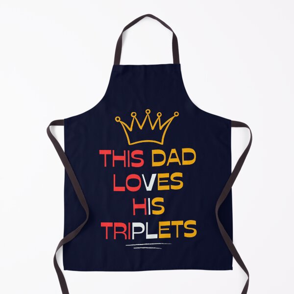 Item preview, This Dad Loves HisTriplets designed and sold by CREATIVELEANS ⭐️⭐️⭐️⭐️⭐️.