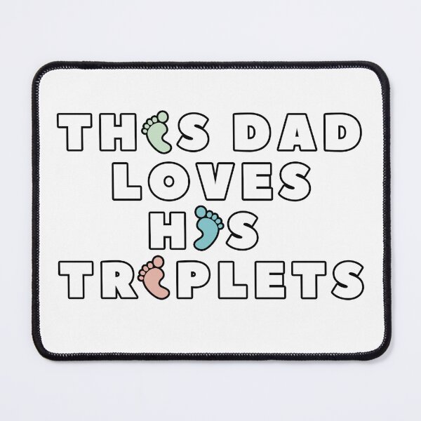 Item preview, This Dad Loves His Triplets designed and sold by Yevhenii Kravchuk.
