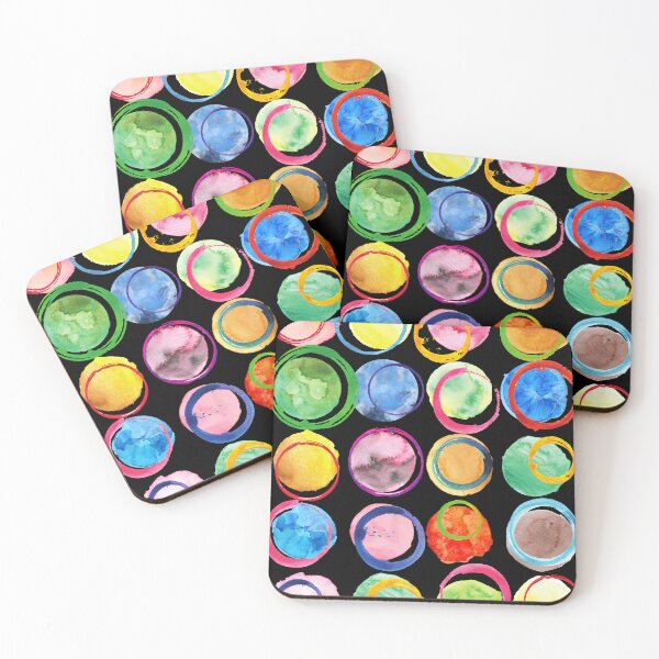 Item preview, Colorful watercolor abstract circles part 1 designed and sold by Erry-ewell.