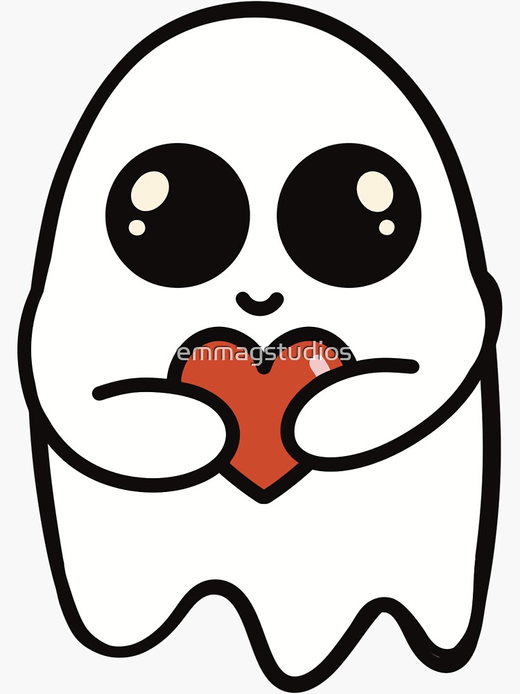 Ghosttwf Heart Sticker - Ghosttwf Heart Cute - Discover & Share GIFs