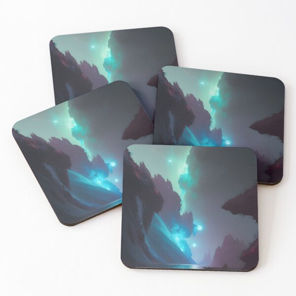 Item preview, Cosmic Fantasy World Nebula Night Sky Alien Landscape designed and sold by VersoShopping.