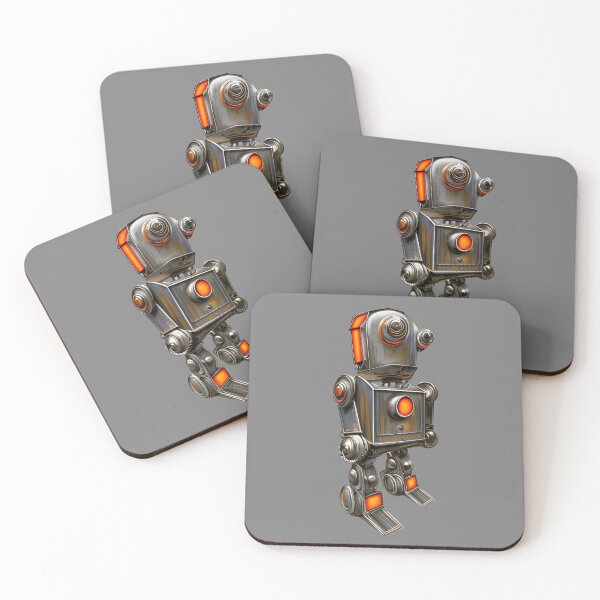 Item preview, Cute cartoon retro robot 1 designed and sold by SorohanMedia.