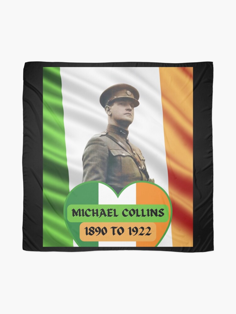 Thumbnail 2 of 3, Scarf, Michael Collins Irish Freedom Fighter 1890 to 1922 Ireland designed and sold by OliDesigns.