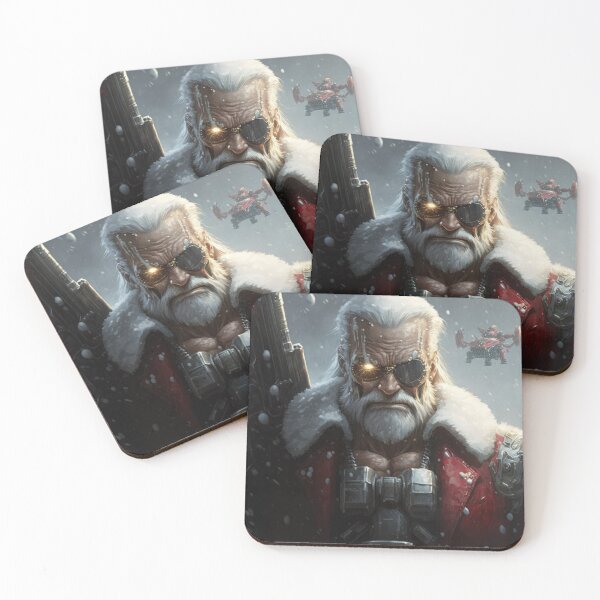 Item preview, Terminator Santa Claus, Cyborg of Death designed and sold by ArtificialEye.
