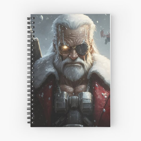 Item preview, Terminator Santa Claus, Cyborg of Death designed and sold by ArtificialEye.