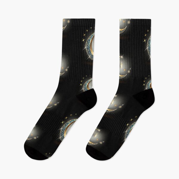 Item preview, Crecent Moon and Stars designed and sold by BellaEstela.