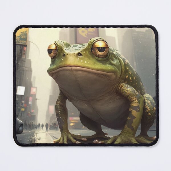 Item preview, Unimpressed Frog - Gigantic in City  designed and sold by ArtificialEye.