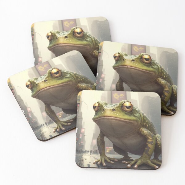 Item preview, Unimpressed Frog - Gigantic in City  designed and sold by ArtificialEye.