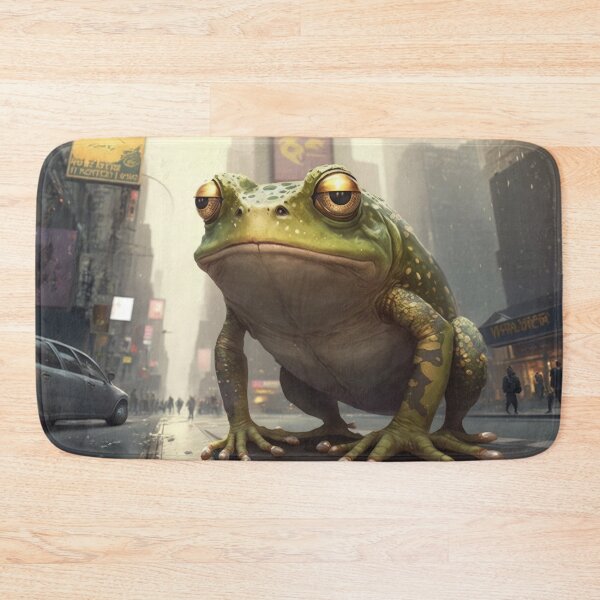 Item preview, Unimpressed Frog - Gigantic in City  designed and sold by ArtificialEye.