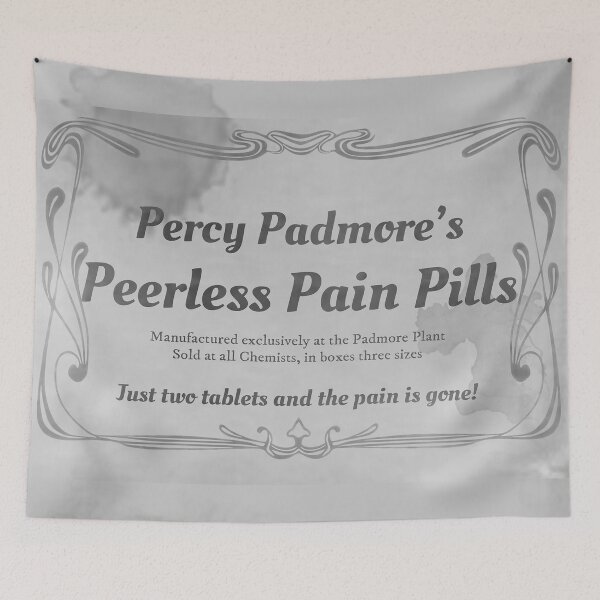 Item preview, Percy Padmore's Peerless Pain Pills designed and sold by HauntedBay.