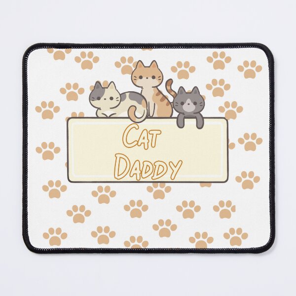 Item preview, Cat Daddy Vintage Eighties Style Cat Retro Distressed sticker designed and sold by r1bbit.