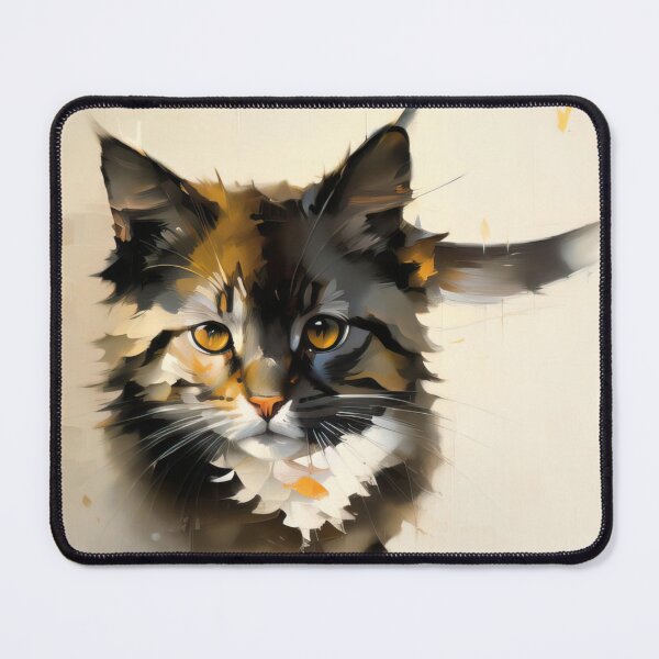 Item preview, Feline Majesty: A regal kitty oil painting designed and sold by KH-GardenEden.
