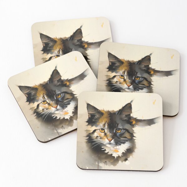 Item preview, Feline Majesty: A regal kitty oil painting designed and sold by KH-GardenEden.