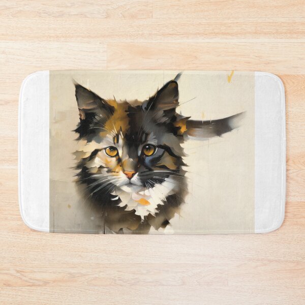 Item preview, Feline Majesty: A regal kitty oil painting designed and sold by KH-GardenEden.