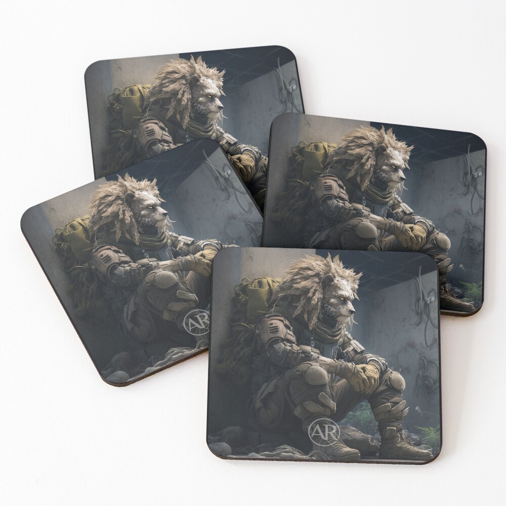 Item preview, Coasters (Set of 4) designed and sold by AlgorithmicReal.