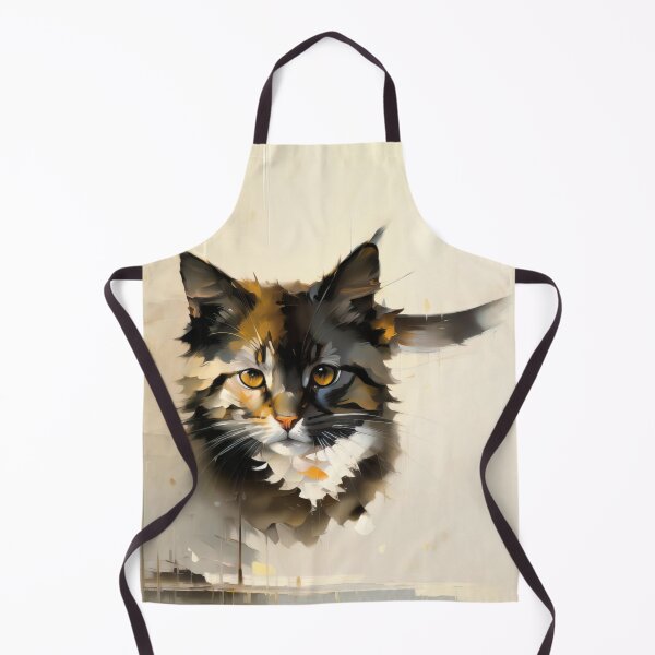 Item preview, Feline Majesty: A regal kitty oil painting designed and sold by KH-GardenEden.