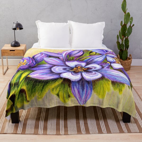 Item preview, Blue Columbine II: Abstract designed and sold by AMBnatureprints.