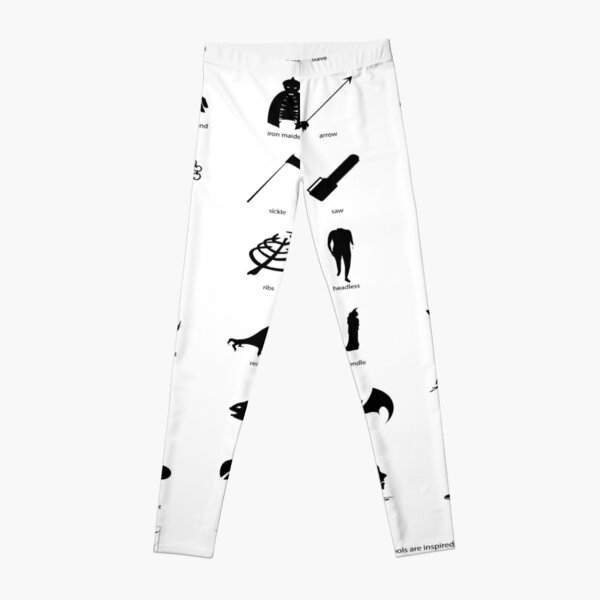 Symbols Inspired by Horror Movies Leggings