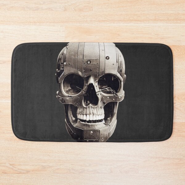 Item preview, Terminator Inspired Human Soulless Cyborg Skull with Ai Art designed and sold by ArtificialEye.