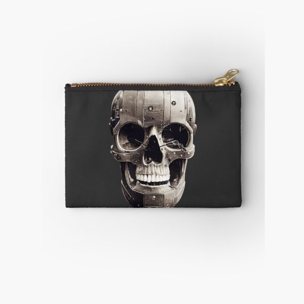 Item preview, Terminator Inspired Human Soulless Cyborg Skull with Ai Art designed and sold by ArtificialEye.