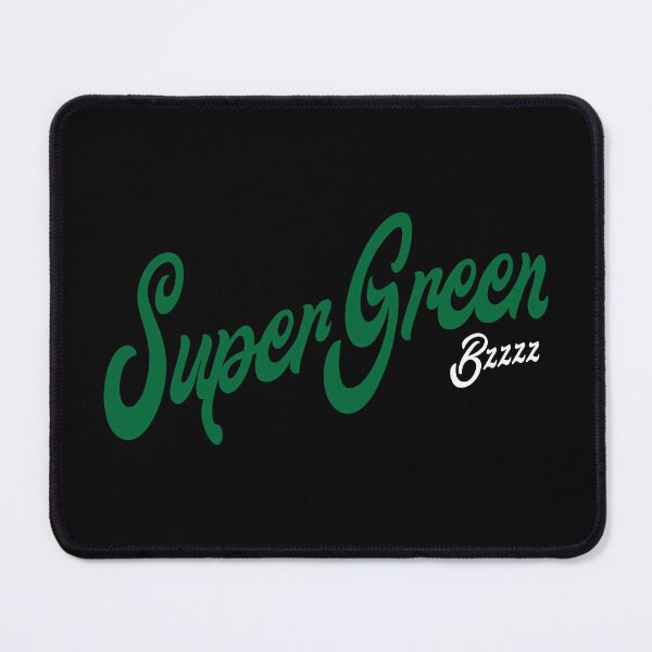 Item preview, SUPER GREEN. BZZZZ. GREEN/WHITE. designed and sold by 5hertz.