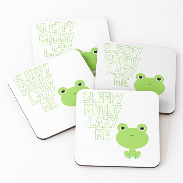 Item preview, Moody sleepy and lazy sticker designed and sold by Designerboutic.