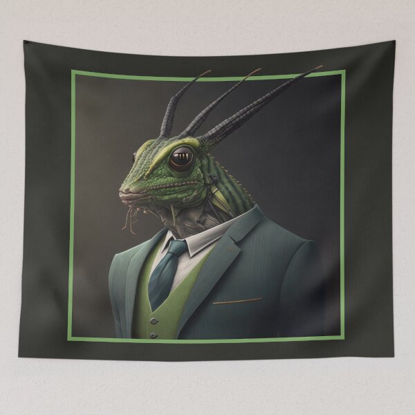 Item preview, Business CEO Lizard Grasshopper (Portrait) is more important than you. designed and sold by ArtificialEye.