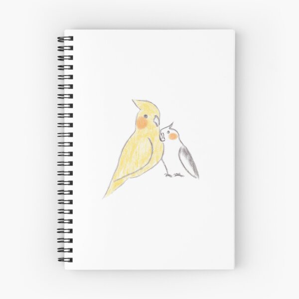 Item preview, Two Cockatiels Cuddling designed and sold by aarcadia.
