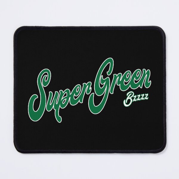 Item preview, SUPER GREEN. BZZZZ. GREEN/WHITE OUTLINE. designed and sold by 5hertz.