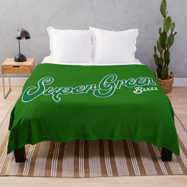 Item preview, SUPER GREEN. BZZZZ. GREEN/WHITE OUTLINE. designed and sold by 5hertz.
