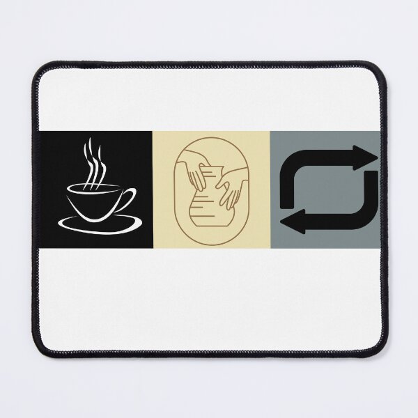 Item preview, coffee pottery repeat designed and sold by Oreo2020 Creations.