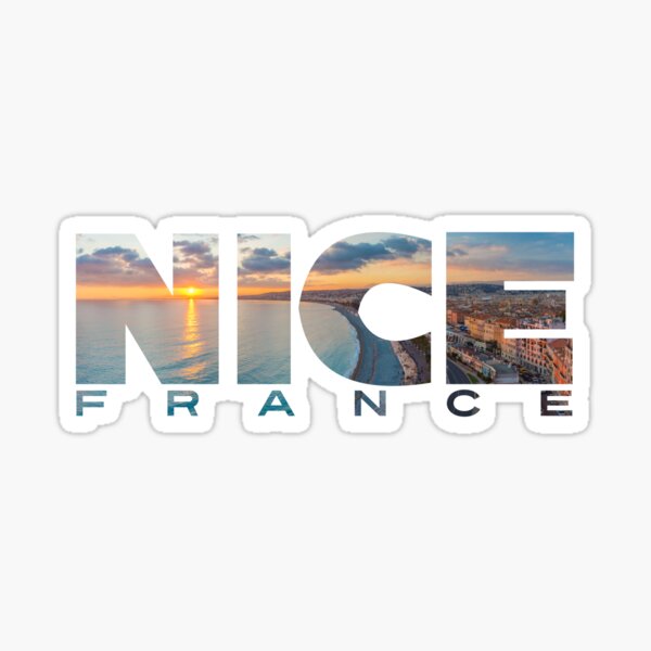 Item preview, Nice, France Word-Masked Photo designed and sold by travelwitheric.