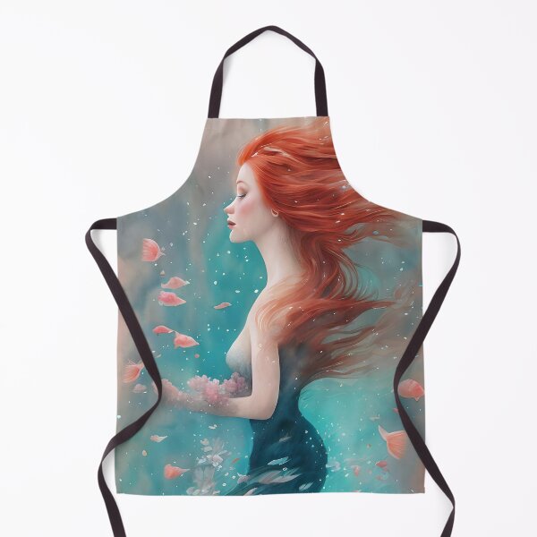 Item preview, Mermaid with fish designed and sold by christineiris.
