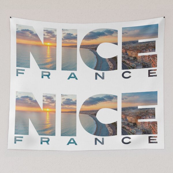 Item preview, Nice, France Word-Masked Photo designed and sold by travelwitheric.